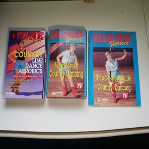 Very Best Of Country Dancing VHS Diane Horner Dance Aerobics 1990s As Seen On TV